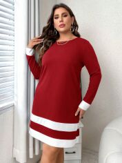 Акція на Сукня жіноча SHEIN GD-00169769 4XL Червона від Rozetka