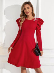 Акція на Сукня жіноча SHEIN GD-00170670 S Червона від Rozetka