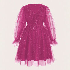 Акція на Сукня жіноча SHEIN GD-00170850 4XL Рожева від Rozetka