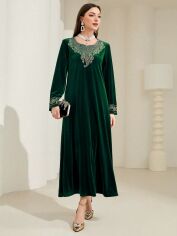 Акція на Плаття жіноче SHEIN GD-00169836 S Зелене від Rozetka