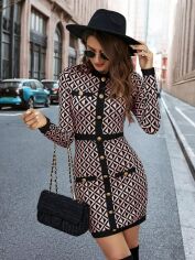 Акція на Плаття жіноче SHEIN GD-00170158 L Різнокольорове від Rozetka