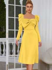 Акція на Сукня жіноча SHEIN GD-00169544 L Жовта від Rozetka