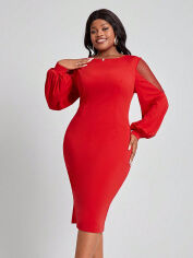 Акція на Плаття жіноче SHEIN GD-00170831 XL Червоне від Rozetka