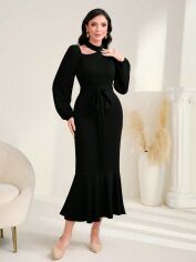 Акція на Плаття жіноче SHEIN GD-00169276 XL Чорне від Rozetka
