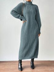 Акція на Плаття жіноче SHEIN GD-00168173 M Сіра від Rozetka