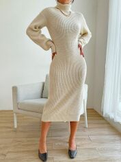 Акція на Плаття жіноче SHEIN GD-00167152 L Світло-бежеве від Rozetka