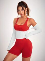Акція на Спортивний костюм жіночий SHEIN GD-00156360 L Червоний від Rozetka