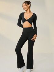 Акція на Спортивний костюм жіночий SHEIN GD-00161834 M Чорний від Rozetka