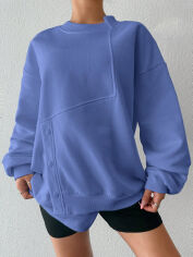 Акція на Світшот жіночий SHEIN GD-00169260 S Блакитний від Rozetka