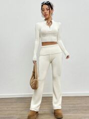 Акція на Костюм жіночий SHEIN GD-00162677 XS Бежевий від Rozetka