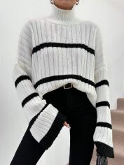 Акція на Светр жіночий SHEIN GD-00156728 One Size Білий від Rozetka