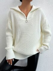 Акція на Светр жіночий SHEIN GD-00156752 S Бежевий від Rozetka