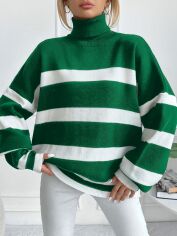Акція на Светр жіночий SHEIN GD-00156738 One Size Зелений від Rozetka