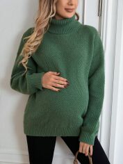 Акція на Светр для вагітних жіночий SHEIN GD-00157994 M Зелений від Rozetka