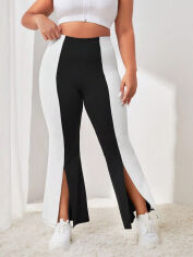 Акція на Спортивні штани жіночі SHEIN GD-00161883 XL Чорно-білі від Rozetka
