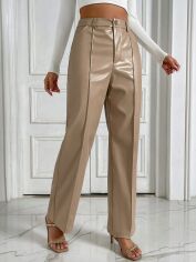 Акція на Штани жіночі SHEIN GD-00098712 M Світло-бежеві від Rozetka