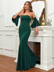 Акція на Сукня жіноча SHEIN GD-00145913 XS Темно-зелена від Rozetka