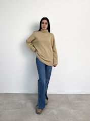 Акція на Джемпер вязаный Sofia Art Knit бежевый ONE SIZE від Podushka