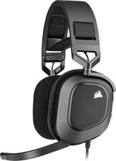 Акція на Навушники Corsair HS80 RGB USB Headset Carbon (CA-9011237-EU) від Rozetka