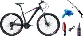 Акція на Набір Велосипед Ardis Tucan 27.5" 16" 2023 Фіолетовий + Ліхтар задній Jing Yi JY-6055T + Насос Bee Pumps ZF-025-1 алюмінієвий + Мийка для ланцюга Kenli KL-7000 + Мастило для ланцюга WELDTITE 03047 100 мл (0261-160-3+04607+10240_bpm+32130_knl+LUB-77-27) від Rozetka