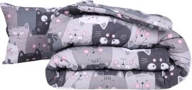 Акція на Набір MirSon №1276 Сolor Fun Line Ковдра зимова King Size 220х240 см 17-0543 Hendri Eco-Soft + Подушка 50x70 см від Rozetka