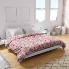 Акція на Підковдра Home Line євро 205x220 см Коралова Бязь (187477 HL) від Rozetka