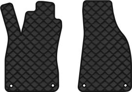 Акція на Килимки з екошкіри EVAtech ECO в салон авто передні для Exeo MT Seat 2008-2013 1 покоління Combi EU Екошкіра чорна з чорною ниткою чорний кант від Rozetka