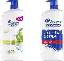 Акція на Шампунь проти лупи Head & Shoulders Яблучна свіжість 800 мл + Ultra Old Spice 800 мл (8700216306782/8700216658317) від Rozetka