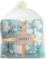 Акція на Набір 2 мікрофіброві рушники Soho Банних 35х75 + 70х140 см Baby (35*75+70*140см, мікроф. Baby) від Rozetka