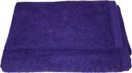 Акція на Набір 2 махрових рушників GM Textile Бавовняні 50x90 + 70x140 см Фіолетові від Rozetka