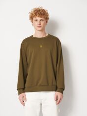 Акція на Світшот чоловічий Logos 04-06-00-0064 4XL Хакі від Rozetka