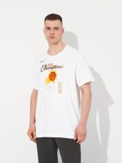 Акція на Футболка бавовняна довга чоловіча Nike bv1997p11 2XL Біла від Rozetka