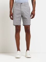 Акція на Шорти бавовняні короткі чоловічі River Island XAZ428993NVII 28 Сірі від Rozetka