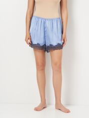 Акція на Піжамні шорти жіночі H&M 954232p13 L Сині від Rozetka