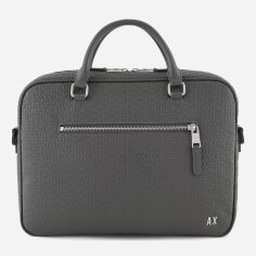 Акція на Сумка-портфель чоловіча Armani Exchange 552744738 Сіра від Rozetka