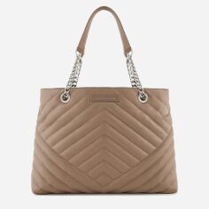 Акція на Сумка-шоппер жіноча Armani Exchange 440060669 Бежева від Rozetka
