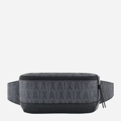 Акція на Сумка на пояс бананка чоловіча Armani Exchange 831503491 Сіра від Rozetka
