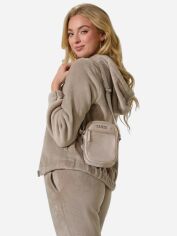 Акція на Сумка крос-боді через плече жіноча маленька Guess 161718514 Бежева від Rozetka