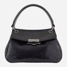 Акція на Сумка крос-боді через плече жіноча маленька Armani Exchange 888601561 Чорна від Rozetka