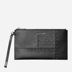 Акція на Сумка клатч жіноча зі штучної шкіри Michael Kors 72701616 Чорна від Rozetka