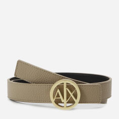 Акція на Ремінь жіночий Armani Exchange 572885126 32 (97 см) Бежевий від Rozetka
