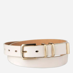 Акція на Ремінь жіночий Calvin Klein 68850739 L Молочний від Rozetka