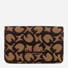 Акція на Гаманець жіночий для карток Guess 559529553 Коричневий від Rozetka