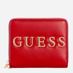 Акція на Гаманець жіночий для карток Guess 132175708 Червоний від Rozetka