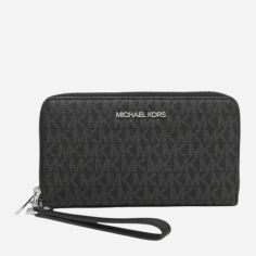 Акція на Гаманець жіночий зі штучної шкіри для карток Michael Kors 800249102 Чорний від Rozetka