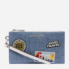 Акція на Гаманець жіночий для карток Michael Kors 100548288 Синій від Rozetka