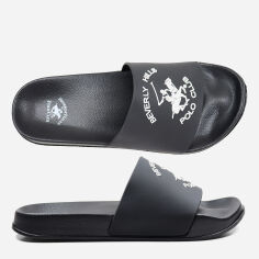 Акція на Жіночі шльопанці для пляжу Beverly Hills Polo Club BHM519200-0008 39 25 см Чорний/Білий від Rozetka