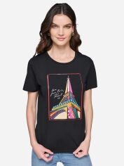Акція на Футболка бавовняна Karl Lagerfeld 120088606 L Чорна ( 1159834215) від Rozetka