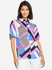 Акція на Сорочка жіноча Karl Lagerfeld 390572010 XL Різнокольорова від Rozetka