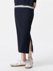 Акція на Спідниця міді осіння жіноча UNIQLO 429066902 S Синя від Rozetka